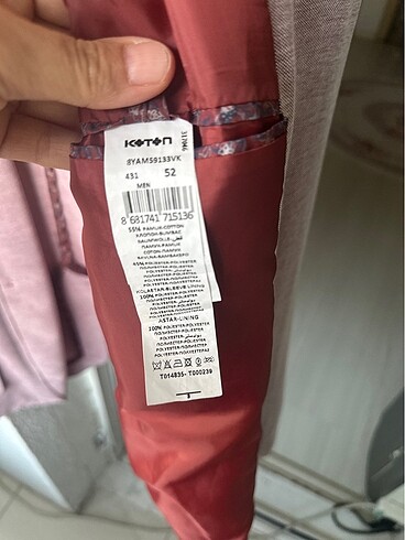 52 Beden Erkek ceket
