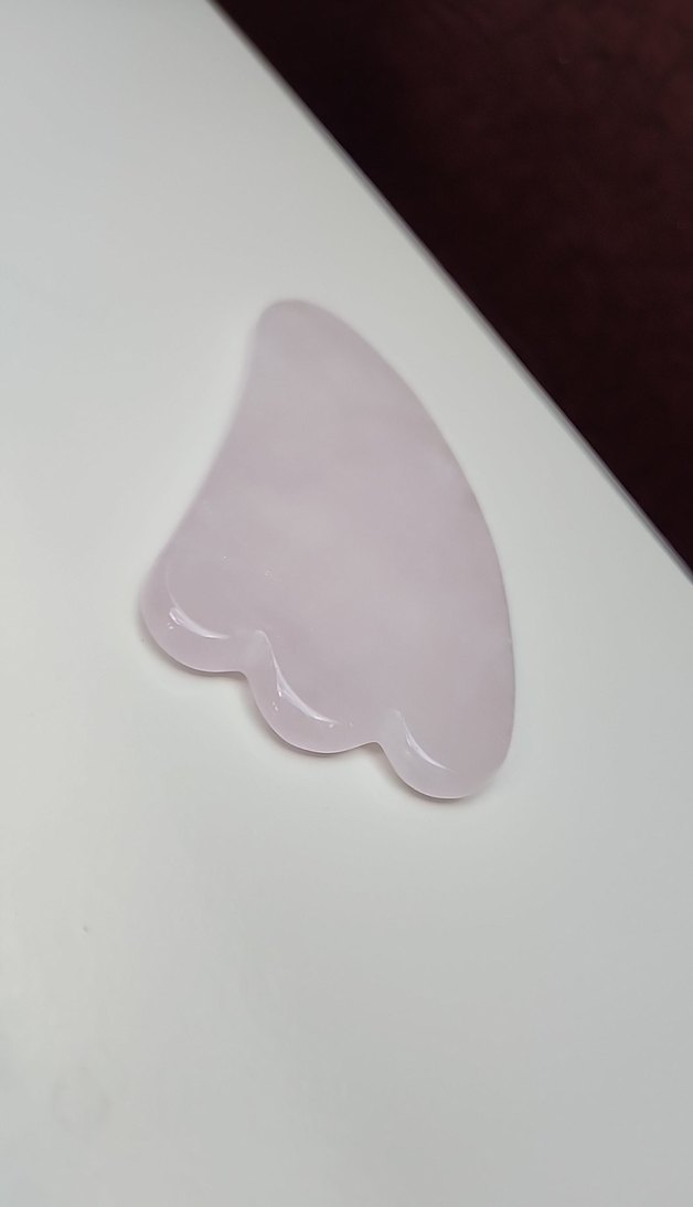 Pembe Gua Sha Taşı - Görsel 3