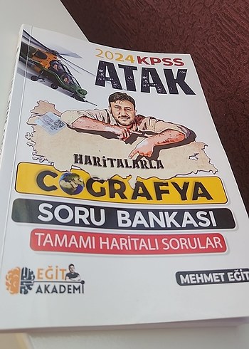 2024 KPSS Coğrafya Soru Bankası Haritalı