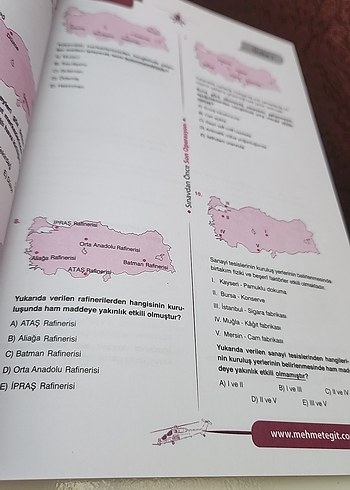 Beden Renk 2024 KPSS Coğrafya Soru Bankası Haritalı