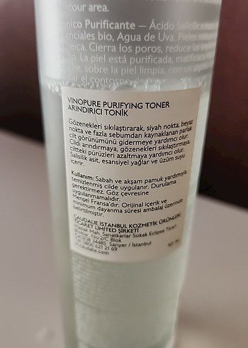 Caudalie Caudalie Vinopure Arındırıcı Tonik 200 ml