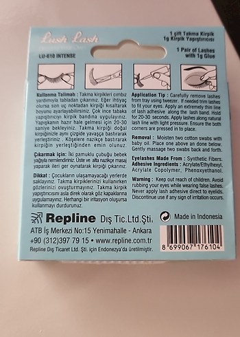 Lush Lash Intense %100 El Yapımı Kirpik - Görsel 3