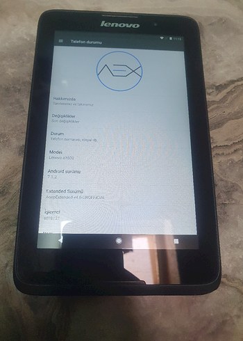 Beden Renk Lenovo A3500 7inch Tablet