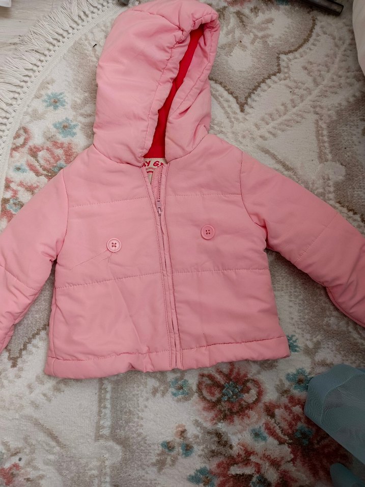 Kürklü Pembe Bebek Kız Tulumu - Görsel 3