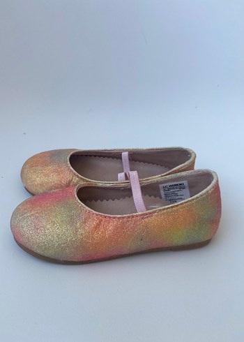 Kız Çocuk Renkli Simli Babet Ayakkabı - Görsel 2