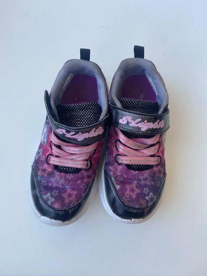 Skechers Kız Çocuk Renkli Bağcıklı Spor Ayakkabı - Görsel 2