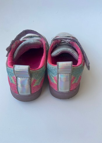 Renkli Skechers Kız Çocuk Spor Ayakkabı - Görsel 2