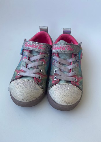 Renkli Skechers Kız Çocuk Spor Ayakkabı - Görsel 5