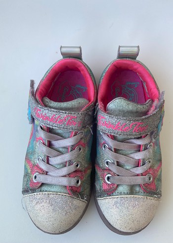 Renkli Skechers Kız Çocuk Spor Ayakkabı - Görsel 3