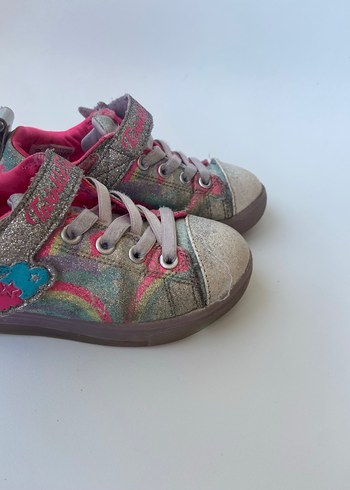 Renkli Skechers Kız Çocuk Spor Ayakkabı - Görsel 4