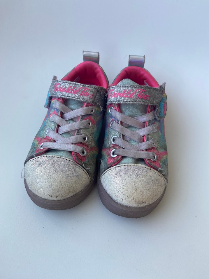 Renkli Skechers Kız Çocuk Spor Ayakkabı - Görsel 5