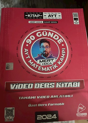 2024 AYT Matematik Video Ders Kitabı