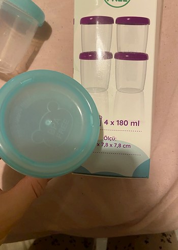 Mavi BPA İçermeyen Bebek Saklama Kabı - Görsel 2