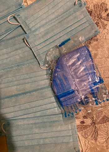 Mavi Tek Kullanımlık Cerrahi Maske 10'lu Paket - Görsel 2