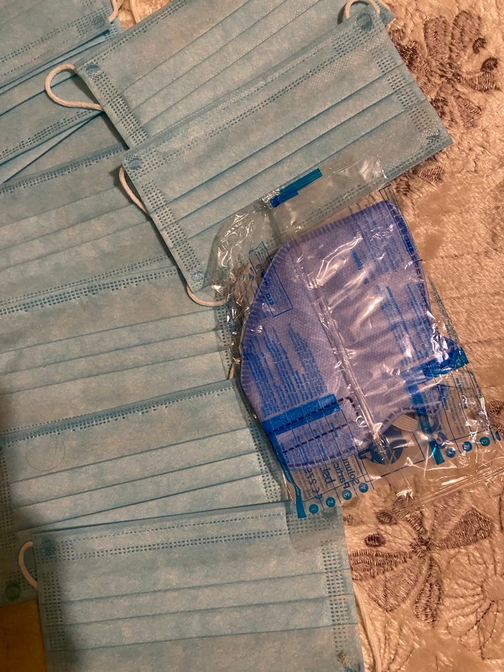 Mavi Tek Kullanımlık Cerrahi Maske 10'lu Paket - Görsel 2