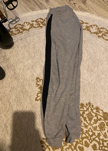 Gri Kadın Salaş Spor Eşofman Altı - Görsel 2