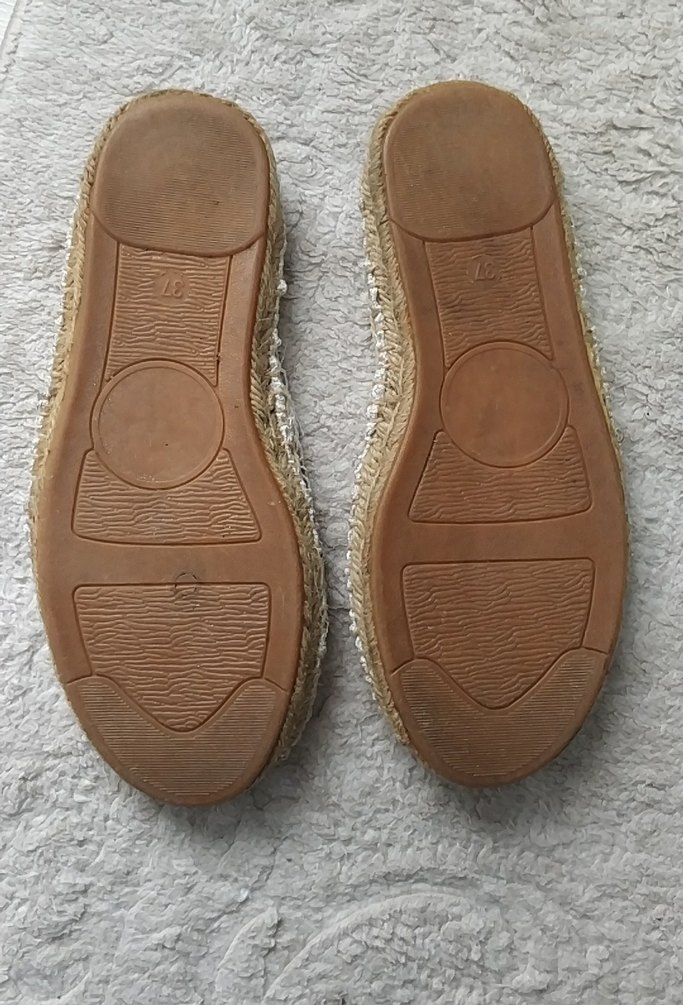 Dantel Detaylı Beyaz Bohem Espadril - Görsel 2