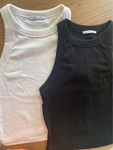 Bershka Bershka fitilli kolsuz 2li top