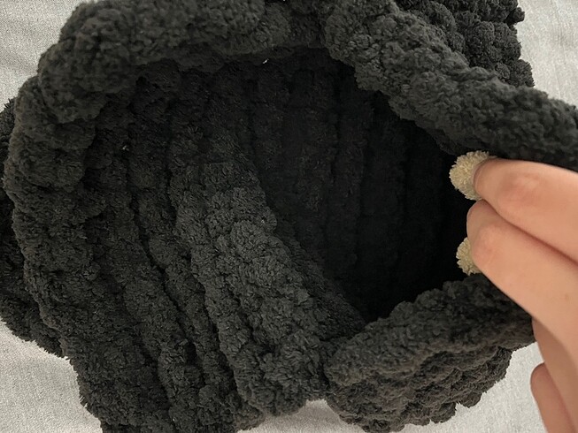 Beden siyah Renk puffy el çantası