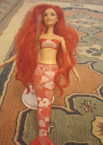 Barbie Kırmızı Saçlı Deniz Kızı Bebek