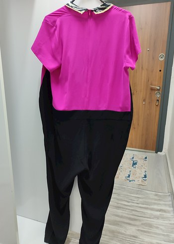 Pembe Zebra Desenli Hamile Tulum - Görsel 6