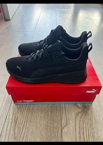 Puma Siyah Kadın Spor Ayakkabı Velcro