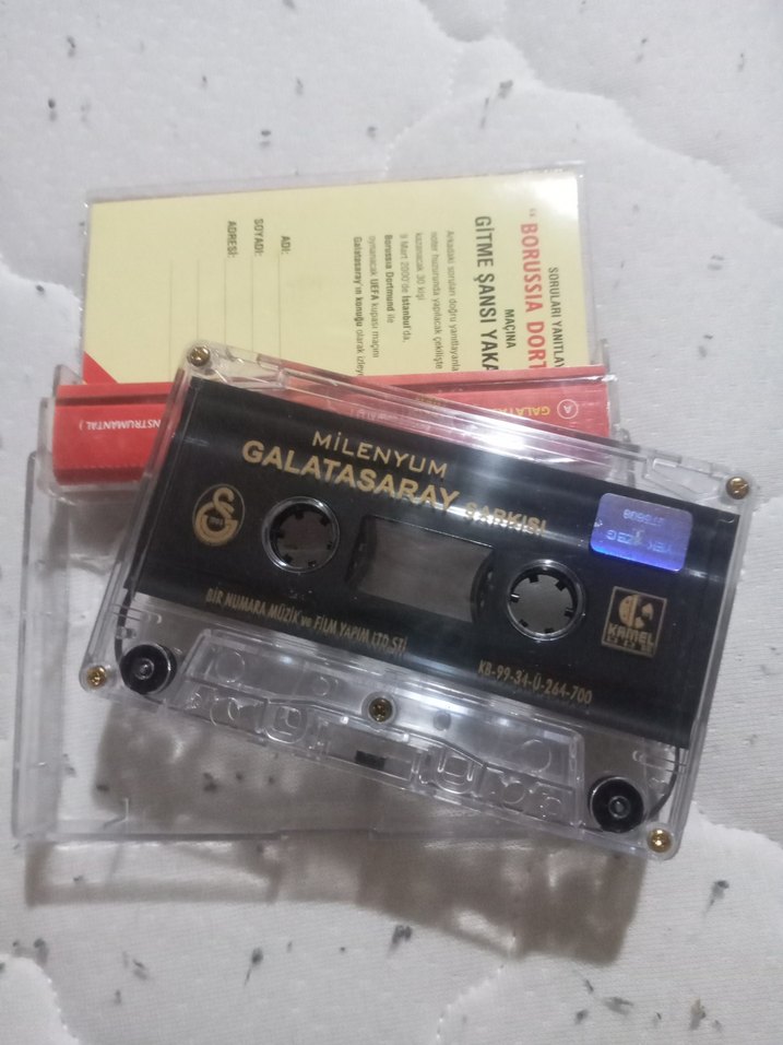 Galatasaray Şarkısı Kaset - 2000'ler Milenyum - Görsel 3