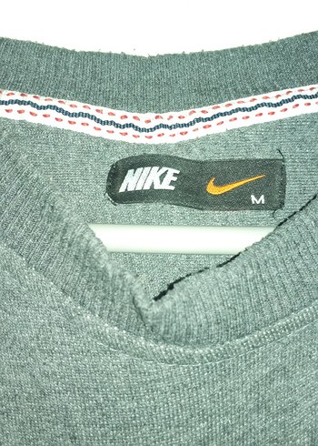 Gri  Bisiklet Yaka Uzun Kollu Sweatshirt (orijinal Nike ürünü ) - Görsel 6