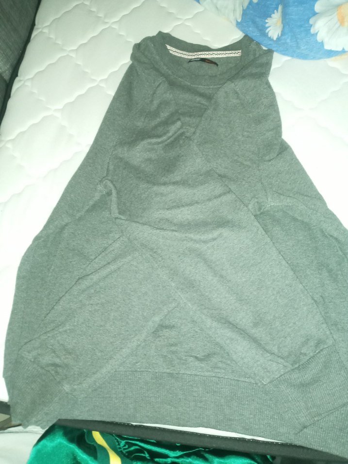 Gri  Bisiklet Yaka Uzun Kollu Sweatshirt (orijinal Nike ürünü ) - Görsel 5