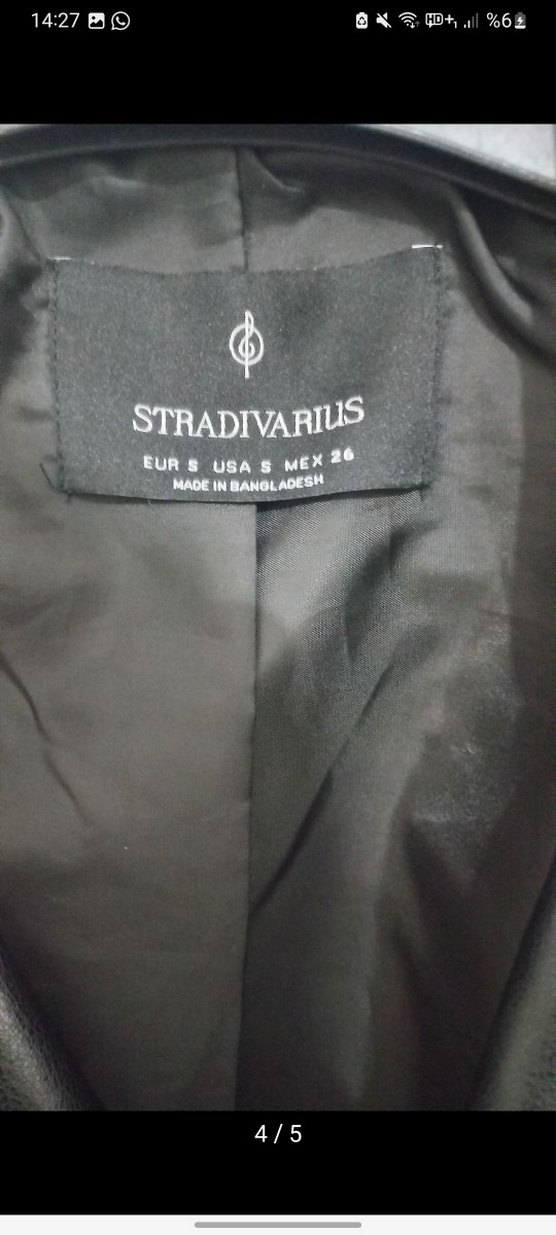 Siyah Deri Ceket - Görsel 3