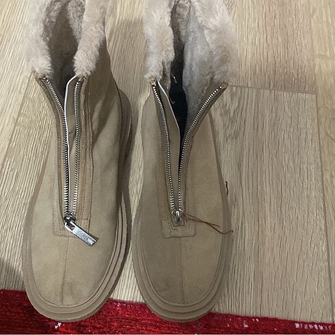 37 Beden camel Renk Zara yeni bot