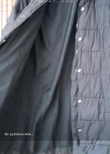 H&M Kadın Siyah Uzun Kışlık Mont