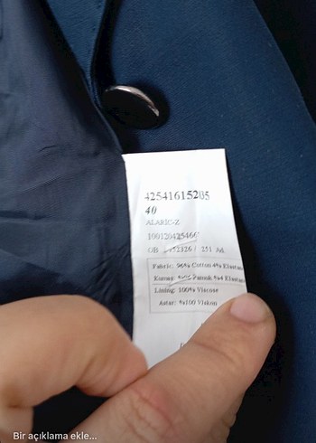 l Beden Lacivert Kadın Blazer Ceket