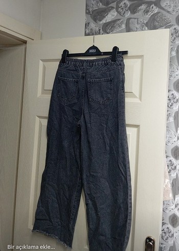 Defacto Gri Bol Kesim Midi Denim çocukPantolon