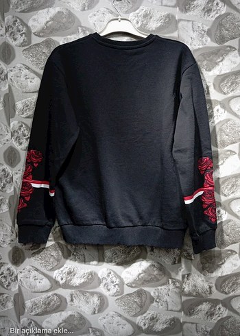 LTB Nakış Detaylı Siyah Kadın Sweatshirt