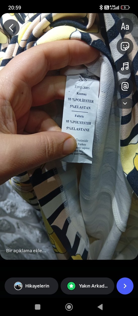 Sarı Çiçekli Uzun Kalem Elbise - Görsel 3