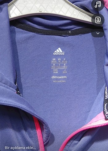 Fermuarlı Mavi Kadın Spor Ceket - Görsel 3