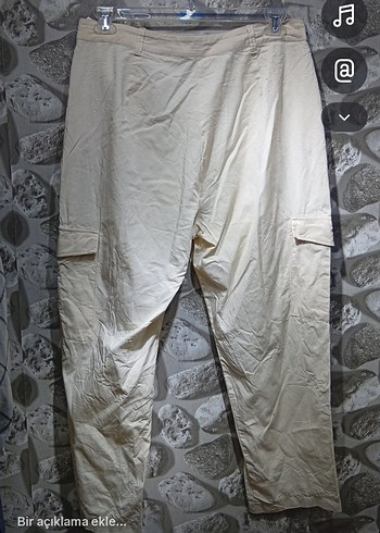Bej Kadın n Salaş Pantolon - Görsel 2