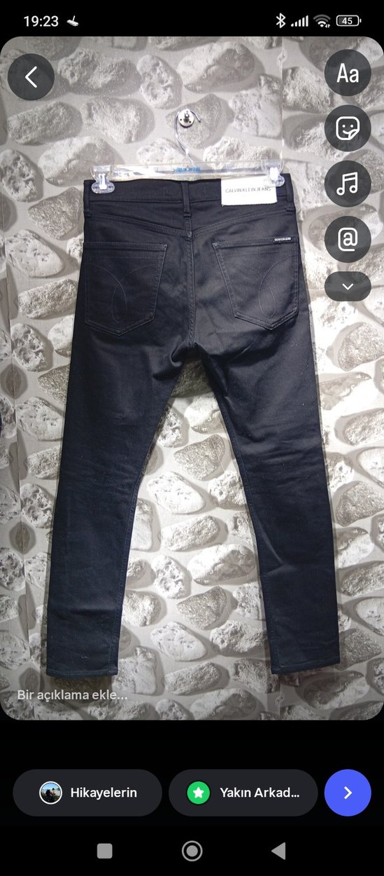 Gri Regular Fit Erkek Kot Pantolon - Görsel 5