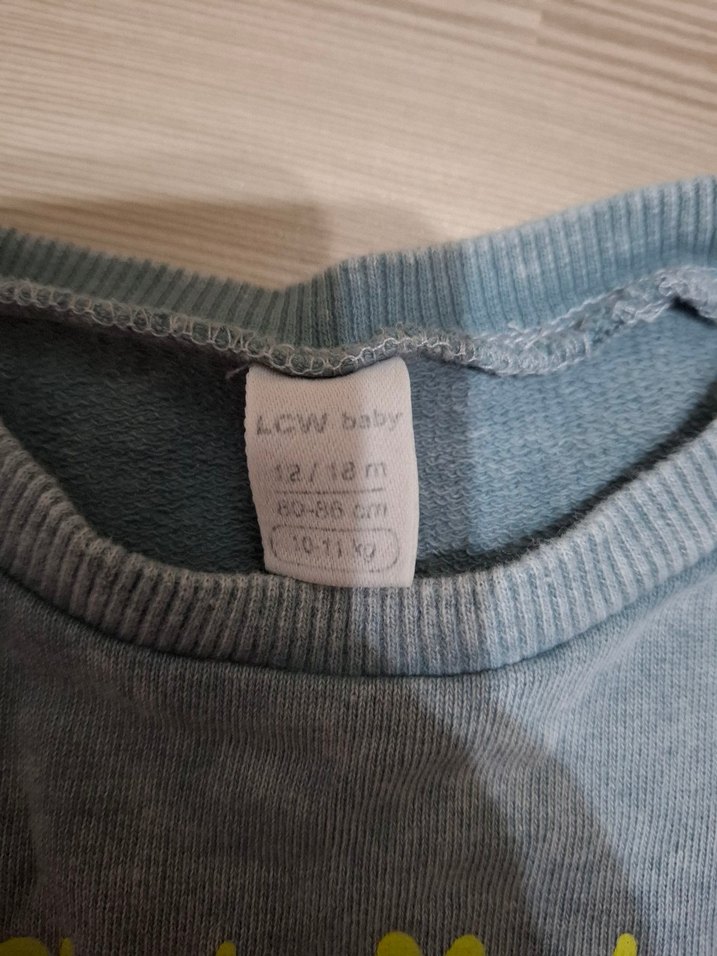 Gri Denim Erkek Sweatshirt - Görsel 2