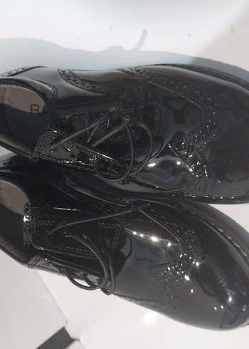 Parlak Siyah Erkek  çocuk Özel Gün Ayakkabısı - Görsel 2