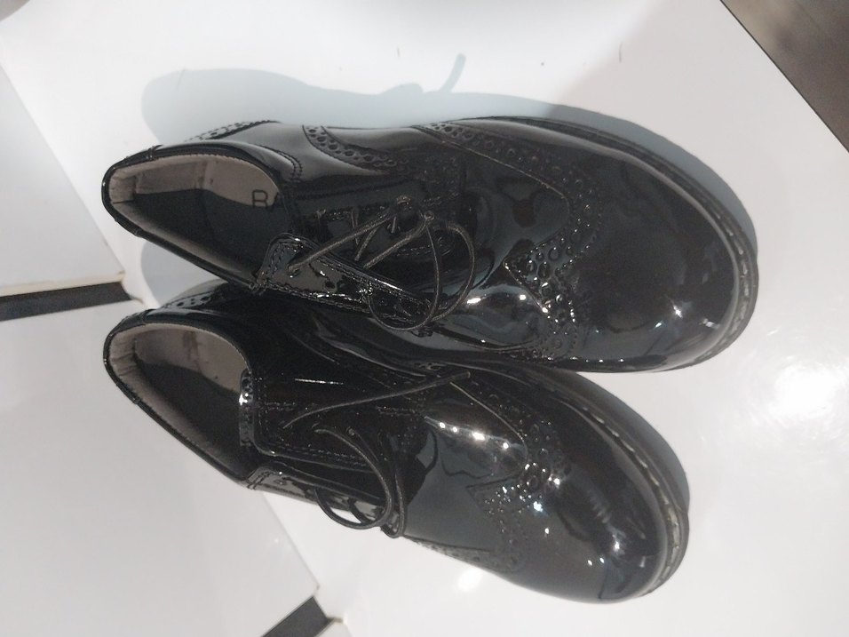 Parlak Siyah Erkek  çocuk Özel Gün Ayakkabısı - Görsel 2