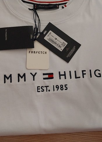 Tommy Hilfiger Beyaz Erkek Tişört