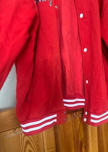 Düğmeli Kırmızı Midi Ceket - Görsel 8