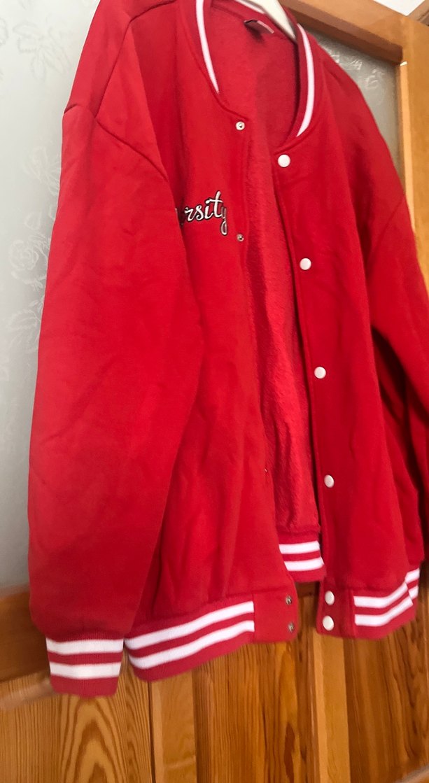 Düğmeli Kırmızı Midi Ceket - Görsel 4