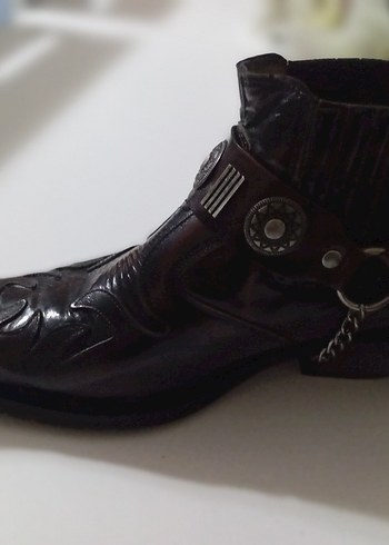 Kahverengi kovboy çizmesi - Görsel 2