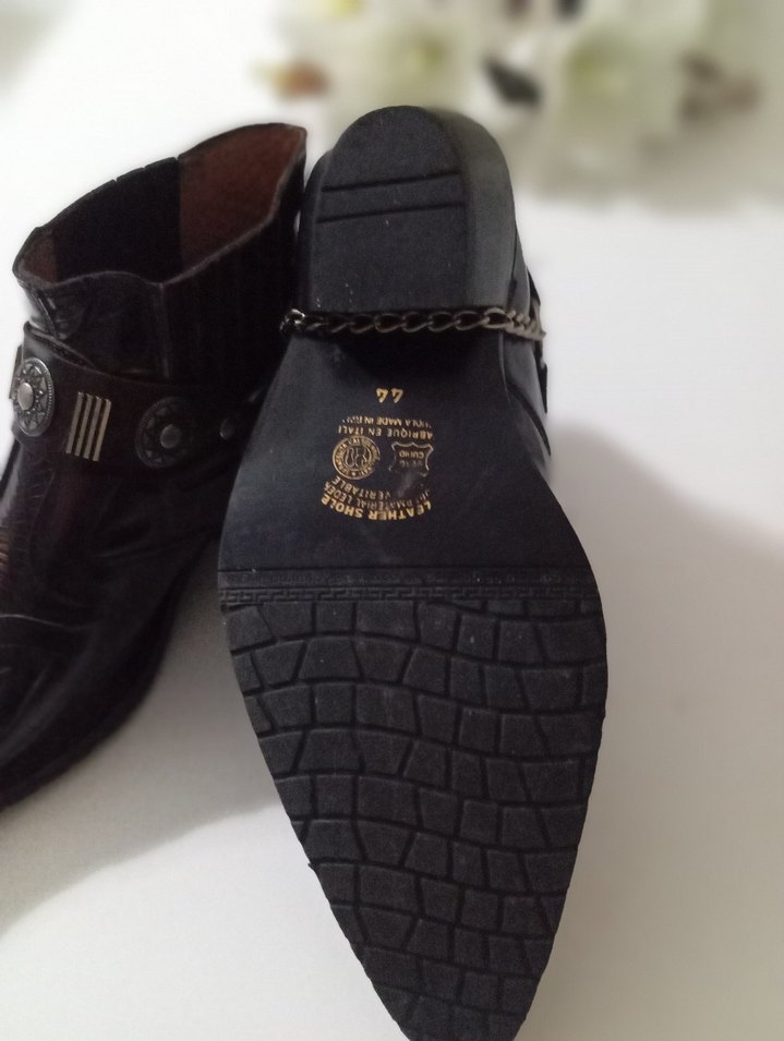 Kahverengi kovboy çizmesi - Görsel 4