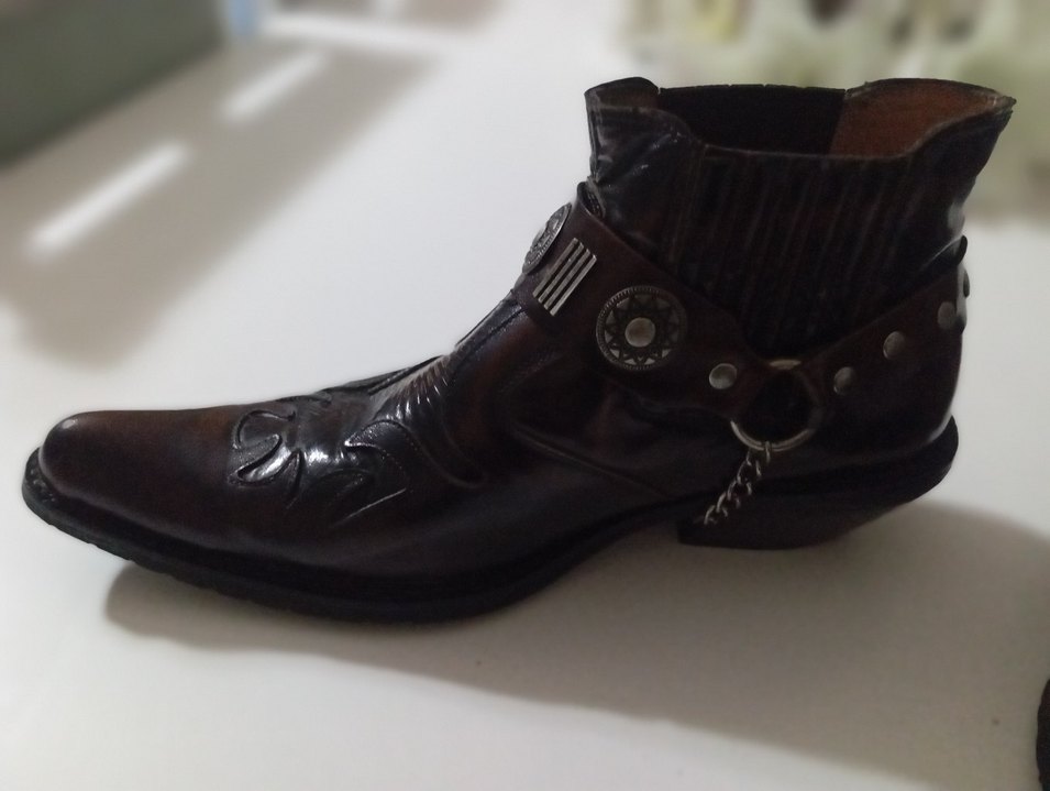 Kahverengi kovboy çizmesi - Görsel 2