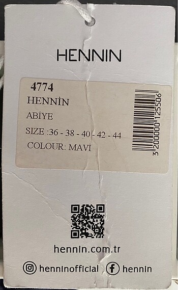 42 Beden yeşil Renk Hennin Tesettür Abiye