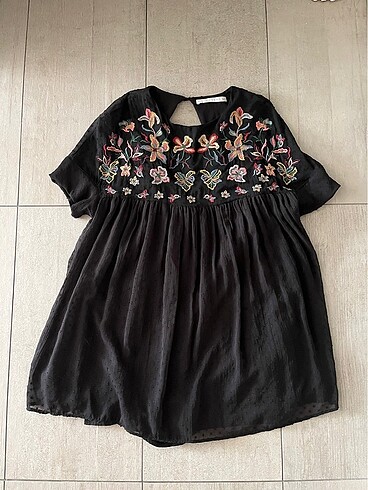 m Beden siyah Renk Zara Mini Elbise